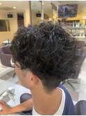 メンズ強めスパイラルパーマ