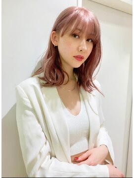 シェーン 仙台駅広瀬通店(schon) ミルクティーピンク