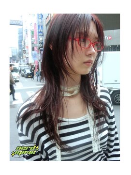 ノラ シブヤ(NORA) ハッシュカット・シャギーレイヤーハイレイヤーウルフカット