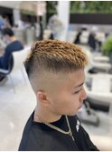 メンズハイフェードダブルカラー@10代@20代@30代