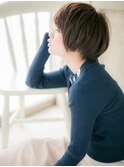 mod's天神/似合わせカット小顔丸みショートマッシュルームヘアa