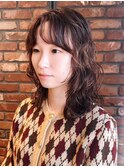 【macana指名】デジタルパーマ ミディアムウェーブ 登戸