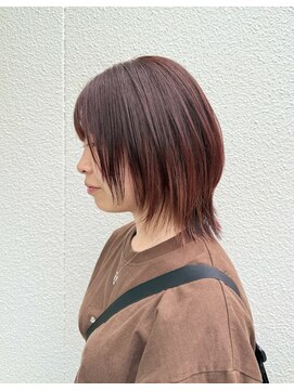 エメ(aimer) レイヤーボブ/インナーカラー/弘前駅