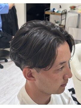 バース 梅田中崎町店(BIRTH) ニュアンスパーマセンターパート曲がる縮毛矯正大阪パーマ