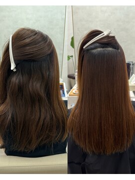 シンズ 銀座(sins) sins酸性ストレートでシルエットも変化！[30代40代50代60代]