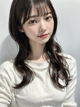 アース 栄店(HAIR&MAKE EARTH) ★30代40代◎秋の暗めカラー×韓国風レイヤーカット