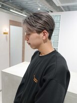 エン 栄店(enne)&nbsp;メンズバレイヤージュ×刈り上げセンターパート