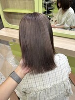 イオエ 西梅田(ioe)&nbsp;ブリーチなしカラー／髪質改善/ミルクティーベージュ/小顔へア