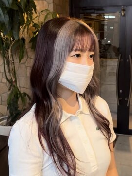 ボルドー×シルバーカラー