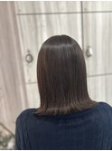 アッシュベージュ　透明感カラー　くすみカラー