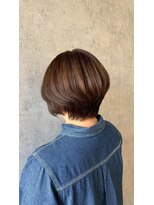 ポリマン 西新井(poliment)&nbsp;40代50代60代におすすめ大人のレイヤーショート 顔まわりカバー