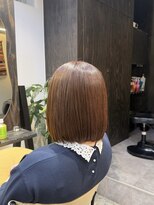 ノーム(norm)&nbsp;ツヤ重視ショコラブラウンボブ