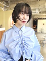 ロジェ(loje)&nbsp;20代30代40代 フェイスレイヤーショートボブ/黒髪ショート