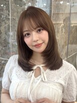 ハニー 町田(HONEY)&nbsp;レイヤーカット/ミディアム/ベージュ
