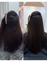 シンシア 銀座(sinsia)&nbsp;ロングヘアにsins酸性ストレートでツヤサラに[30代40代50代60代]