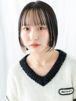 ドクターズ サロン ラブ(Dr's Salon LAB) フェイスフレーミング黒髪小顔丸みミニボブm古河10代20代30代