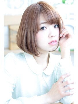 リメル 奥沢自由が丘店(Remel) 【Ash自由が丘/坂本哲也】斜めバングのラウンドボブ