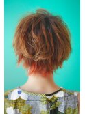 エッジショート・個性的・簡単スタイリング