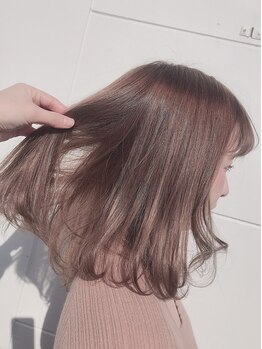 ブレイズ ヘアーアンドメイク(Blaze Hair&Make)の写真/【サイレントルーム有】肌の色まで綺麗に魅せる透明感・抜け感のある最旬カラーは《Blaze》にお任せ◎