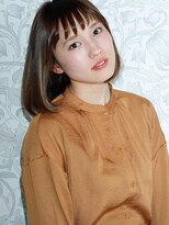 トップヘアー アヴェニュー 刈谷(TOPHAIR Avenue)&nbsp;アイロンで簡単ストレートボブ/前髪パーマ/アッシュブラック