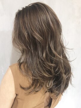 アルバム 渋谷パルコ(ALBUM) ベージュハイライト_セミウェットウェーブ_ba155971