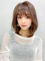 ラルユー 金山(LallYou)&nbsp;くびれミディ/前髪/ラベンダーカラー/透け感/小顔カット