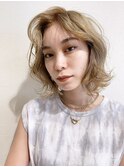 韓国風かきあげミディアム【調布】【美容室】