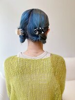 ルーイ(LOUIE)&nbsp;くすみブルー / ツインお団子