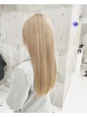 ホワイトミルクティー【海老名/海老名駅/ケアブリーチ/学割U24】