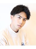 【 Ｉ. 】スーツ　短髪ツーブロック　束感　モテる黒髪　川口