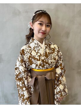 レイン(RAIN) 卒業式におすすめ！袴着付けとヘアセット