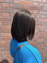 イイナヘアガレージ(117)&nbsp;【117hairgarage】ブリーチなし_グレージュカラー