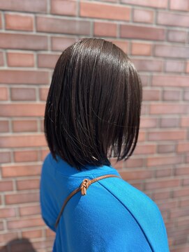 イイナヘアガレージ(117) 【117hairgarage】ブリーチなし_グレージュカラー