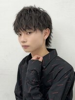 アーリー(Ali'i)&nbsp;ミディアムメンズマッシュウルフツーブロック束感ショート