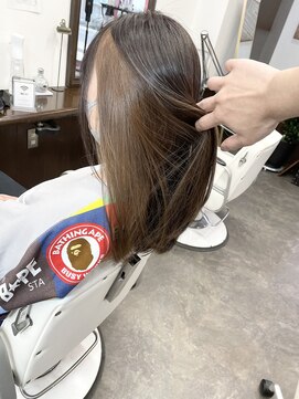 ムーブ(Moob) ブラウンとミルクティーカラー相性◎デザインカラー【別府】