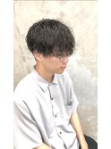 波巻きパーマ
