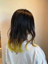 カプチーノアミコ(Cappuccino amico)&nbsp;裾カラー×イエロー