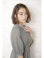 アフロディーテ 銀座(APHRODITE GINZA)&nbsp;黒髪/グレーベージュ/レイヤーロング/前髪パーマ/銀座