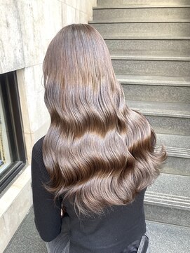 ラグーン 原宿 表参道(LAGOON) ブリーチなし/透明感たっぷりベージュ/ミルクティー