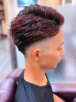 銀座マツナガ 浅草店&nbsp;マッシュカラー/ブリーチ/ショートパーマ/アップバング