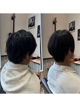 ゴデーレ(GODERE) 20代30代40代ナチュラル束感ショート爽やかツーブロックマッシュ