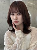 艶髪ブラウンくびれヘア【肥田亜沙美】