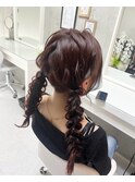 編み下ろしツイン