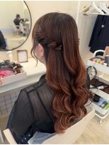 ヘアメイクアンドセットサロン リッコ(Hair make&set salon Ricco)&nbsp;ハーフツイン/梅田ヘアセット