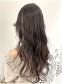さとうあやか/コントラストハイライト/ベージュ/ロングヘア
