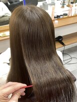 ランプ(Lamp) くびレイヤーグレーベージュニュアンスカラー白髪染め白髪ぼかし