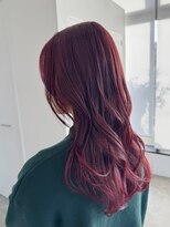 ノートエートル 西金沢(Nought etre)&nbsp;レッドカラー10代20代30代ワインレッドカラー