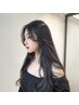 ケアカラー(毛髪強化剤入り)＋韓国スタイリング ￥8800