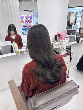 ハピネス 梅田茶屋町店(HAPPINESS) ブリーチなしダブルカラーグレージュ