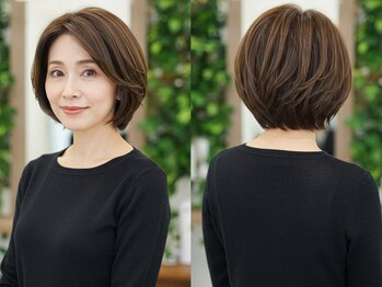 アイスタイル 戸坂店(I STYLE)の写真/＜大人女性のショートスタイル＞清潔感のある大人のショートで、毎朝のスタイリングが驚くほど楽に♪